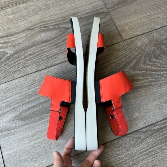 Via Spiga Jaguar Slingback Flat Sandals  in Red - Picture 7 of 11